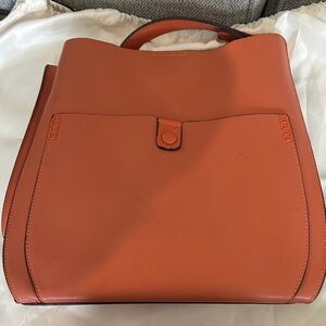 Elegant Orange Women's Handbag